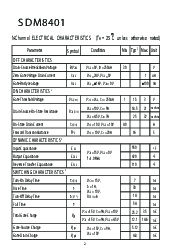 浏览型号SDM8401的Datasheet PDF文件第2页