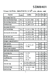 浏览型号SDM8401的Datasheet PDF文件第3页