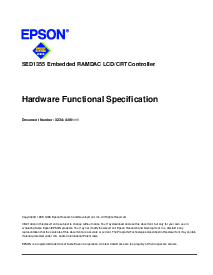 浏览型号SED1355-D9000的Datasheet PDF文件第7页