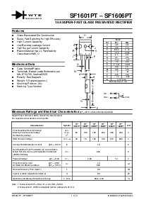 浏览型号SF1604PT的Datasheet PDF文件第1页