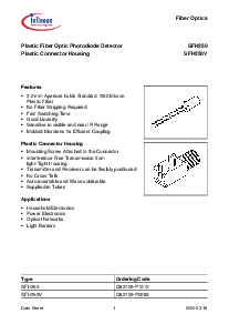 浏览型号SFH250V的Datasheet PDF文件第1页