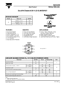 浏览型号SI1024X的Datasheet PDF文件第1页