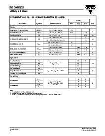 浏览型号SI2301BDS的Datasheet PDF文件第2页