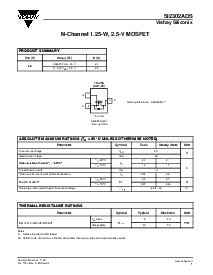 浏览型号Si2302ADS-T1的Datasheet PDF文件第1页