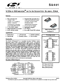 浏览型号SI2401-FS的Datasheet PDF文件第1页