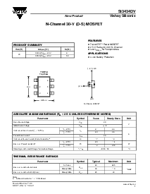 浏览型号SI3434DV的Datasheet PDF文件第1页