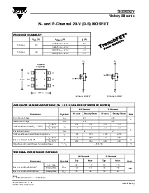 浏览型号SI3585DV的Datasheet PDF文件第1页