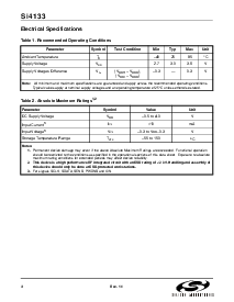 浏览型号Si4133的Datasheet PDF文件第4页