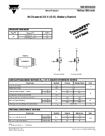 浏览型号SI6954ADQ的Datasheet PDF文件第1页