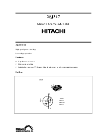 浏览型号2SJ317的Datasheet PDF文件第1页