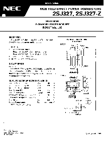 浏览型号2SJ327的Datasheet PDF文件第1页