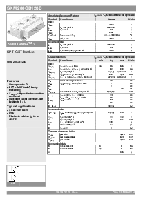 浏览型号SKM200GB128D的Datasheet PDF文件第1页