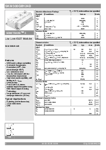 浏览型号SKM300GB124D的Datasheet PDF文件第1页