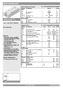 浏览型号SKM100GB124D的Datasheet PDF文件第1页