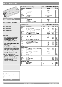 浏览型号SKM75GD123D的Datasheet PDF文件第1页