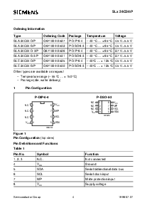 浏览型号SLA24C04-D/P的Datasheet PDF文件第4页