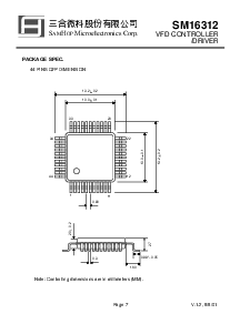 浏览型号SM16312的Datasheet PDF文件第7页