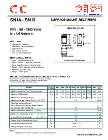 浏览型号SN13的Datasheet PDF文件第1页