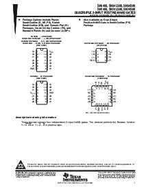浏览型号SN5400J的Datasheet PDF文件第1页