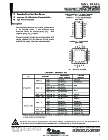 浏览型号SN5414J的Datasheet PDF文件第1页