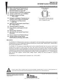 浏览型号SN65ALS1176D的Datasheet PDF文件第1页