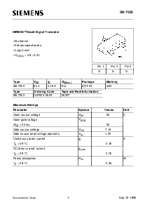 浏览型号SN7002的Datasheet PDF文件第1页