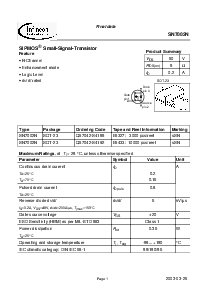 浏览型号SN7002N的Datasheet PDF文件第1页