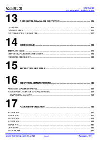 浏览型号SN8P1708X的Datasheet PDF文件第9页