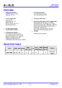 浏览型号SN8P1602B的Datasheet PDF文件第9页