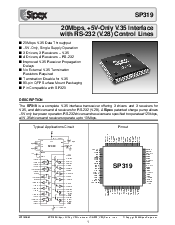 浏览型号SP319CF的Datasheet PDF文件第1页