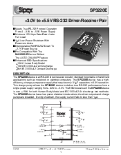 浏览型号SP3220EEA的Datasheet PDF文件第1页