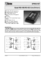 浏览型号SP487CT的Datasheet PDF文件第1页