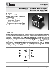 浏览型号SP483EEN的Datasheet PDF文件第1页