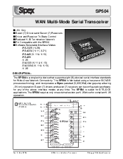 浏览型号SP504MCF的Datasheet PDF文件第1页