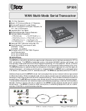 浏览型号SP505ACF的Datasheet PDF文件第1页