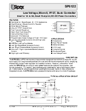 浏览型号SP6122ACU的Datasheet PDF文件第1页