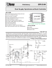 浏览型号SP6134CU的Datasheet PDF文件第1页