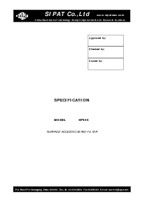 浏览型号SP959B01-TD01的Datasheet PDF文件第2页