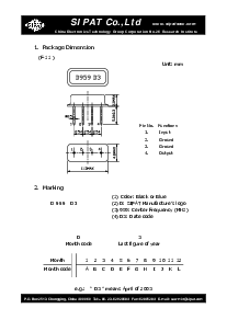 浏览型号SP959B01-TD01的Datasheet PDF文件第3页