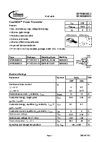 浏览型号SPA08N80C3的Datasheet PDF文件第1页