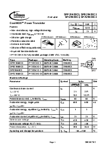 浏览型号SPA21N50C3的Datasheet PDF文件第1页