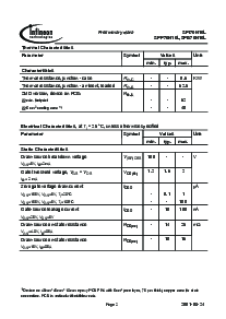 浏览型号SPB70N10L的Datasheet PDF文件第2页
