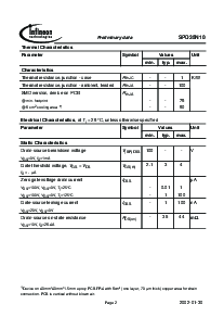 浏览型号SPD35N10的Datasheet PDF文件第2页