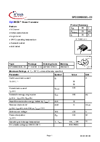 浏览型号SPD30N06S2L-23的Datasheet PDF文件第1页