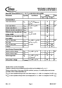 浏览型号SPI07N60C3的Datasheet PDF文件第3页