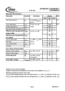 浏览型号SPI08N50C3的Datasheet PDF文件第3页