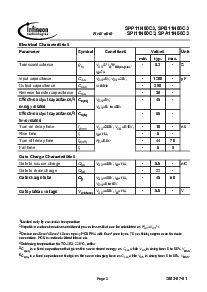 浏览型号SPI11N60C3的Datasheet PDF文件第3页