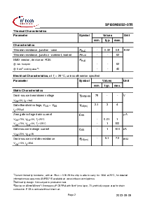 浏览型号SPI80N08S2-07R的Datasheet PDF文件第2页