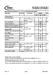 浏览型号SPI16N50C3的Datasheet PDF文件第3页