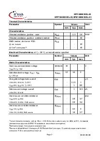 浏览型号SPI100N03S2L-03的Datasheet PDF文件第2页
